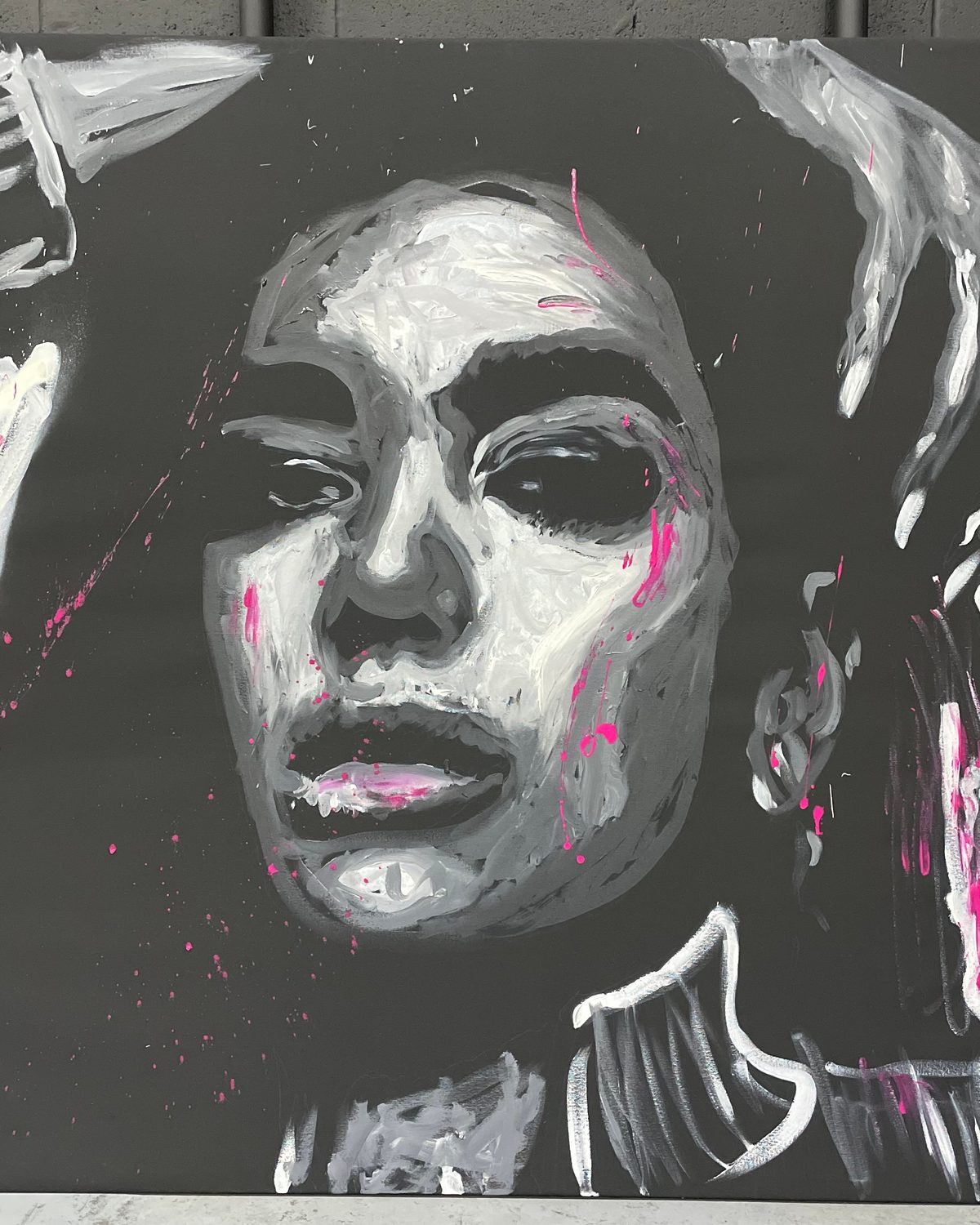 Commissioned music icon portrait of Dua Lipa