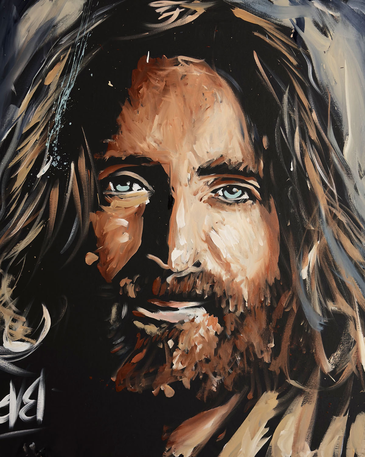 Commissioned religious portrait of Jesus