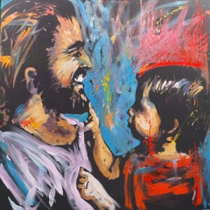 Jesus With Child Painting