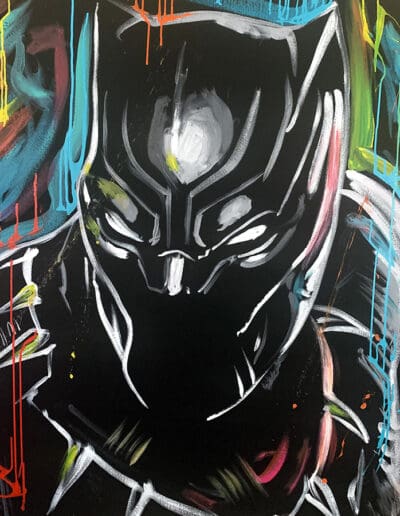 black panther painting for sale