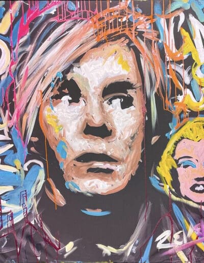 Andy Warhol Pop Art Portrait