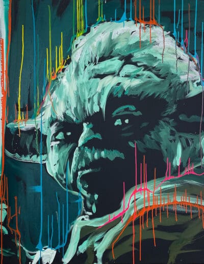 Pop Art Painting of Yoda